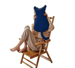 Pack de 2 Cojin Almohada de Gato Extra Suave para decorar o apego para niños Azul