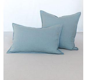 Funda Cojín Lino Lyra - Bluestone / 40x60