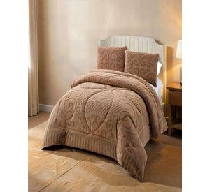 PLUMON PREMIUM CON TEXTURA   2 PLAZA COLOR CAFÉ
