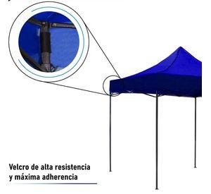 Toldo Plegable Jardimex 3x3 Carpa Impermeable Protección UV Azul