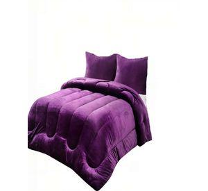 PLUMON CHIPORRO DE INVIERNO PREMIUM PLAZA Y MEDIA COLOR MORADO