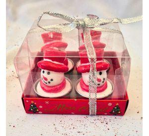 Pack 12 Velas Navideñas Diseños Surtidos 405