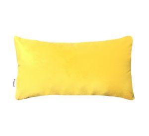 COJIN DECORATIVO DISEÑO SUAVE AMARILLO 50X30 RELLENO
