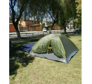 Carpa 240x240 + colchón 2 plazas queen