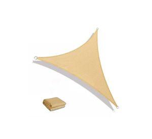 Toldo sombra importado, 5x5x5 m, anti UV, color crema