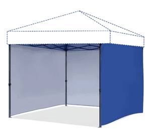 Paredes laterales para toldo plegable 3x3