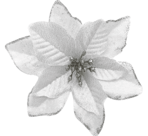Pack 20 Flores Navideña Adorno De Navidad Decoración 30*30