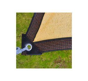 Toldo vela sombra 3x3 mts rectangular, material beige