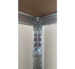 Repisa Metálica Armable Mecano 180x90x40cm 350kg Plateado