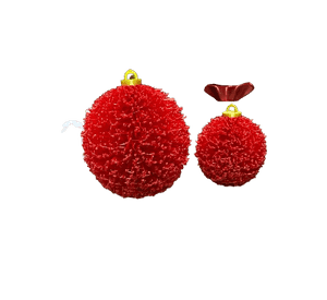 Adorno Navideño - Pack de bolas de navidad en rojo
