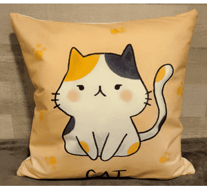 Cojín Felpa 45x45 cm Gato Gatito Cat 45x45 cm