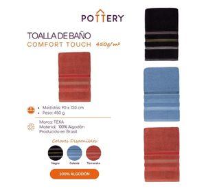 Toalla Sábana 90x150cm COMFORT TOUCH Terracota - 450 g/m² - 100% Alg