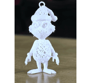 Adorno ornamental de Navidad del Grinch