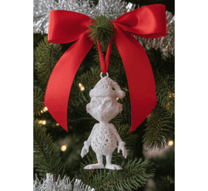 Adorno ornamental de Navidad del Grinch