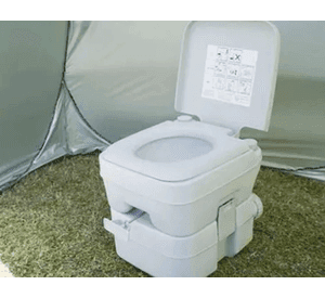 Carpa baño vestidor +baño químico +ducha solar