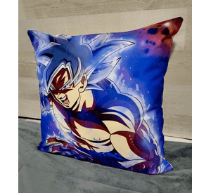 Cojín Felpa 45x45 cm Goku Ultra Instinto Pelea Extra Suave
