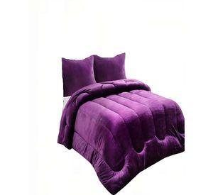 PLUMON DE INVIERNO CHIPORRO MEDIDA PLAZA Y MEDIA COLOR MORADO
