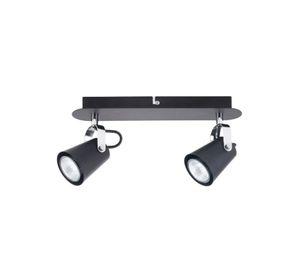 Barra 2 Luces Aurus Negro Mate
