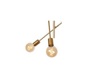 LAMPARA COLGANTE LESTER DORADO MATE 6XE27