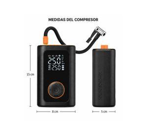 Inflador De Neumáticos Portátil Compresor De Aire Digital