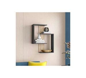 Repisa Moderna Minimalista Flotante Negro