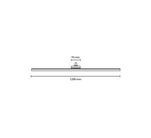 Foco Lineal LED 18W E27 120cm Luz Fría 6500K