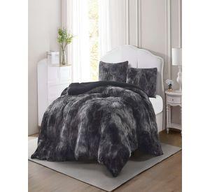 COBERTORES DE PELUDOS CON CHIPORRO 2 PLAZAS 230X250CM NEGRO1
