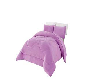 PLUMON INVIERNO SOFT 2 PLAZA 230CM X 250CM COLOR MORADO