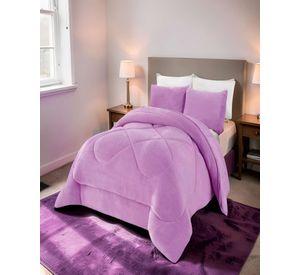 PLUMON INVIERNO SOFT 2 PLAZA 230CM X 250CM COLOR MORADO