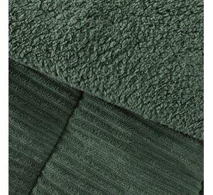 Plumon Cord. Coral Sherpa King Verde