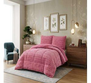 COBERTOR ALTO CONFORT 2 PLAZA 230CM X 250CM COLOR ROSADO