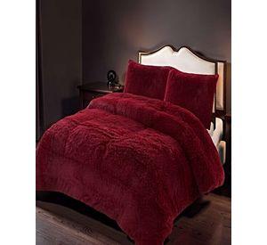 SET COBERTOR DE INVIERNO PELUDO 2 PLAZAS 230X250CM BURDEO
