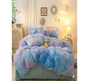 COBERTOR DE INVIERNO PELUDO 2 PLAZAS 230X250CM MULTICOLOR 2