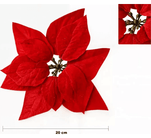5 Flores Navideñas Adornos Navideños Decoracion Arbol Navida