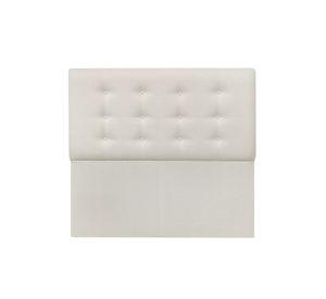 Respaldo de Cama Botoné Premium Lino Crema - Queen