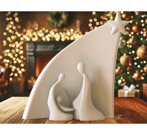 Adornos navidad - Pesebre Moderno