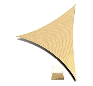 Carpa toldo vela triangular 3x3 beige arena