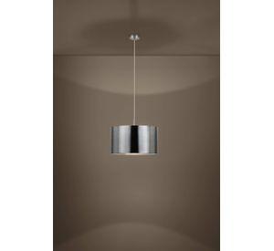 LAMPARA DE COLGAR SAGANTO ACERO NIQUEL E27 1X60W COD.39352