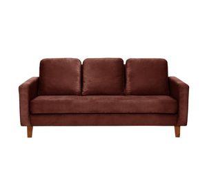 JUEGO DE LIVING 3-1 SOFA VENECIA 3C TELA VELVET + SITIAL MUNICH TELA