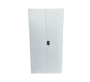 Estante Armario Metálico Oficina 2 Puertas Blanco