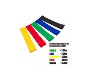 Banda Elástica para Ejercicios - Yoga, Resistencia, 5 Pcs con Bolso D