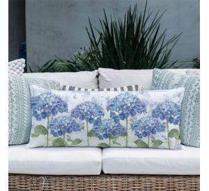 COJÍN ALGODÓN HORTENSIAS XL