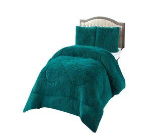 COBERTORES DE PELUDOS CON CHIPORRO 2 PLAZAS 230X250CM TURQUESA
