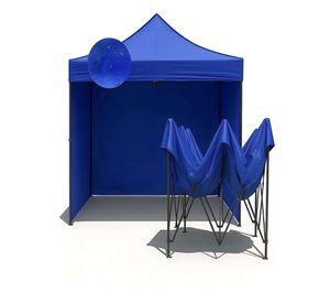 Toldo Carpa Filtro Uv Plegable Más Laterales Azul