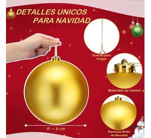PACK 30 ESFERAS NAVIDEÑA BAMBALINAS ADORNOS ARBOLITO NAVIDAD 6CM