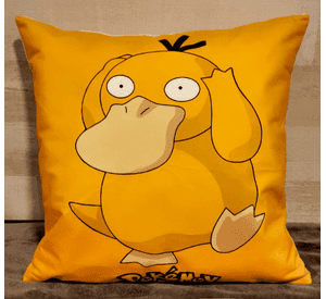 Cojín Felpa 45x45 cm Psyduck Extra Suave
