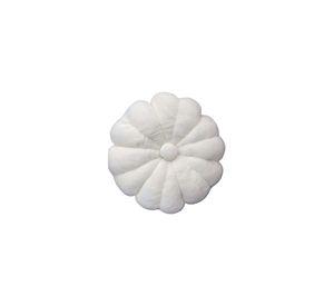 COJIN ELEGANTE FLOR BLANCO 50 CM