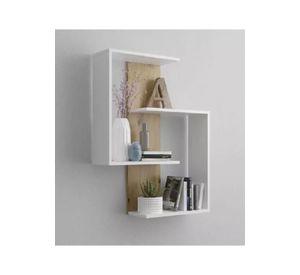 Repisa Moderna Minimalista Flotante Blanco