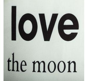 Cojin Mas Funda Decorativa Palabras De Amor I 45x45 Cm Blanco