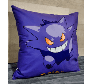 Cojín Felpa 45x45 cm Gengar Extra Suave